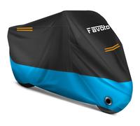 Favoto Housse de moto de 96,5 pouces de longueur, toutes saisons, universelle, impermable, contre la pluie, le soleil, protection extrieure, r