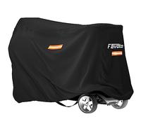 Favoto Housse de Protection pour Scooter de Mobilité 210D Oxford, Couverture Imperméable Anti-Poussière Soleil Rayures avec Bandes Réfléchissantes Boucle Anti-Vent, 140x66x91cm