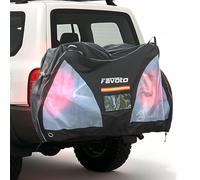 Favoto Housse de Transport pour 3 Vélo - Bâche Extérieure pour Porte-vélos Arrière Imperméable en Tissu Oxford 600D Résistante aux Déchirures à Poussière Pluie UV Neige 211x117x119cm Noir