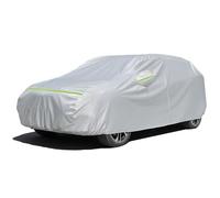 Favoto Housse de Voiture Extérieure Imperméable - Bâche en PEVA+Coton Anti UV Vent Poussière avec Fermeture Éclair Compatible avec Audi A1 Opel Corsa VW Polo Renault Clio pour Hayon 390-415cm