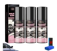 Favourcy Spray Protecteur Intérieur Voiture, Nettoyant Polissant Intérieur Auto, Nettoyant Et Protecteur Polyvalent Pour Cuir, Plastique et Surfaces En Caoutchou (3PCS)
