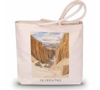 favplace Sac de shopping avec motif de villes Vallée des rois d'Égypte - Sac fourre-tout ou sac de courses pour les voyages ou la maison - Sac à dos de voyage - Sac en toile de jute, En allemand
