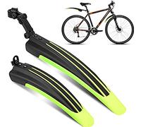 Favuit Garde Boue de Vélo, Universelle Réglable Garde-Boue VTT Kit Epaissir Elargir Les Ailes Avant Garde-Boue Arrière pour 20-26 Pouces Vélo de Montagne Vélo de Route Bike de Ville