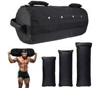 Favuit Sac de sable, Sac de poids pour fitness, musculation, réglable, avec 3 poches intérieures, sac de sable Core Power Bag pour entraînement fonctionnel et exercices de musculation