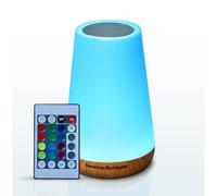 Faweima Illuminate Veilleuse LED Smart Touch - Lampe sans fil avec lumières changeantes de couleur, intensité variable, tactile et télécommande avec minuterie pour chambre de bébé, chambre à coucher,
