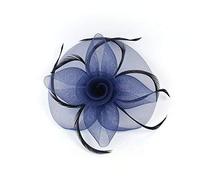 Faxianther Chapeau Bibi Mariée Elégant Fascinator Britannique Vintage Chapeau Nuptiale Bandeau Clip Coiffure Mariage Accessoire Cheveux pour Mariage Photographie
