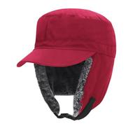 Faxianther Chapka Fourrure Imperméable Unisexe Chapeau de Trappeur d'hiver Coupr-Vent Casquette Chaude avec Oreillettes pour Ski Randonnée Vélo 58-60 cm