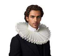 Faxianther Col Ruff en Maille Col Renaissance Décoratif Élégant Style Baroque