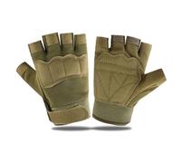 Faxianther Gants Tactiques Demi-Doigts pour Enfants 8-10 Ans Gant Militaire Anti-dérapants Facile à Enfiler pour Vélo Cyclisme Randonnée et Sports de Plein Air