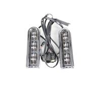faxiulan Feu Arrière Moto Feu arrière à LED noir argenté feu latéral modifié de garde-boue pour Touring pour Ultra pour Electra Glide