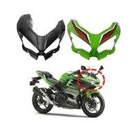 faxiulan Panneau Couverture intérieure Moto Carénage de Nez supérieur de tête AV&Ant Plaque de déflecteur de Phare Couvercle de carénage pour 400 250 2018 2019 2020 2021 2022 2023