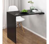 FAXJRU Table à Manger Pliable Murale Rabattables Table Murale Rabattable Pliable Bureau Mural Rabattable Bureau d’Ordinateur pour Petits Espaces(Black,40 * 90cm/16 * 35in)