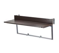 FAXJRU Table de Balcon Suspendue Pliable Table de à Suspendre Réglable en Hauteur sur 3 Niveaux Pliante Balustrade de Résistante(80 * 37cm/31.5 * 14.6in)