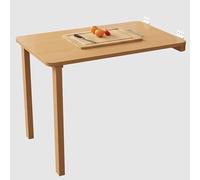FAXJRU Table de salle à manger pliante à fixation murale, bureau flottant pour petits espaces pour cuisine et salle à manger, ordinateur portable, poste de travail (couleur bois, 100 x 50 cm)