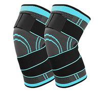 Fay Bless 1 paire de genouillères de compression pour soulager la douleur, les déchirures du ménisque, l'arthrite, les ligaments croisés antérieurs, les ligaments croisés antérieurs M