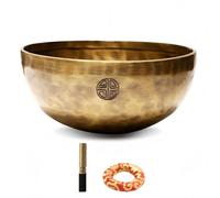 Fay Bless Ensemble de bols tibétains faits à la main - Bol sonore népalais pleine lune pour méditation, yoga, guérison des chakras, thérapie du son, soulagement du stress, conscience et décoration