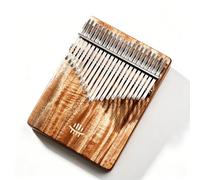 Fay Bless Kalimba - Piano à pouce Mbira portable, instrument de musique en bois fabriqué à la main, instrument facile à apprendre pour les débutants (B-Bot21-Acacia-ENG)