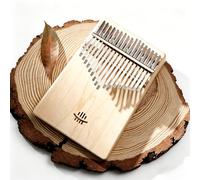 Fay Bless Kalimba - Piano à pouce Mbira portable, instrument de musique en bois fabriqué à la main, instrument facile à apprendre pour les débutants (B-Cup17-Shabili-Access)