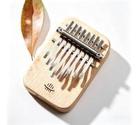 Fay Bless Kalimba - Piano à pouce Mbira portable, instrument de musique en bois fabriqué à la main, instrument facile à apprendre pour les débutants (D-Med8-Maple-Access)