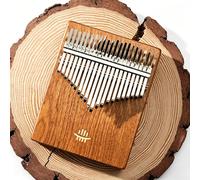 Fay Bless Kalimba - Piano à pouce Mbira portable, instrument de musique en bois fabriqué à la main, instrument facile à apprendre pour les débutants (B-Bot21-Shabili-Access)