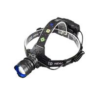 Fay Bless Lampe frontale LED ultra lumineuse rechargeable par USB - 5 modes, détecteur de mouvement et lumens élevés pour activités de plein air et urgences (noir)