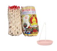 Fay Bless Lot de 2 paquets d'encens en corde faits à la main du Népal (Amitābha)
