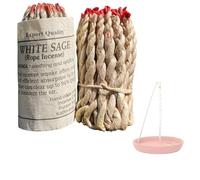 Fay Bless Lot de 2 paquets d'encens en corde faits à la main du Népal (sauge blanche)