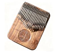 Fay Bless Piano à pouce Kalimba Mbira portable, instrument de musique en bois fabriqué à la main, instrument facile à apprendre pour les débutants (A-TreeOfLife38-C-ENG-CasePickup)