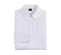 Fay - Chemise Slim en Popeline Stretch - Femme - Blouses et Chemises - Blanc - Taille: 44 FR