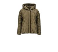 Fay - Doudoune Argyle Dégradé à Capuche - Femme - Vestes - Vert - Taille: 44 FR
