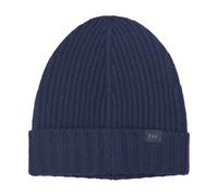 Fay - English Rib Beanie - Homme - Accessoires - Bleu - Taille: ONE Size