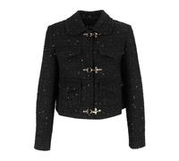 Fay - Giacca Bott. Mezza Sfera +3 Ganci - Femme - Vestes - Noir - Taille: 38 FR