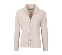 Fay - Shawl Neck Cardigan F.7 - Homme - Pulls - Beige - Taille: XL