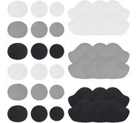 FAYAHAR 36 Pièces Réparation de Talon de Chaussure Patch, Auto Adhésif Patchs de Réparation de Baskets, Patch de Prévention Trous de Chaussures, pour Réparer Arrière Chaussure (3 Couleurs)