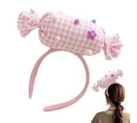 fayarrd Accessoires Cheveux Candy,Accessoire Bandeau 3D Pour Femmes - Serre-Tête Confortable pour Halloween Anniversaire Amis | Tenue Anniversaire Halloween Noël Rassemblement Amis