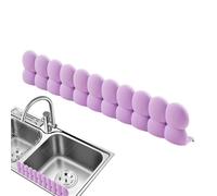 fayarrd Bavettes en silicone pour évier, protection anti-éclaboussures réutilisable avec ventouses - bavettes en silicone pour évier | écran de protection pour le bord du lavabo, de la salle de bain