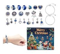 fayarrd Calendrier De Compte À Rebours De Noël - Charms Pendentifs Bracelets Boucles D'oreilles | Bijoux De Noël Vingt-quatre Jours - Pour Adultes Enfants Adolescents Vacances Saisonnières