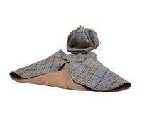 fayarrd Cape pour chien - Vêtements Cosplay pour fête d'Halloween pour animaux | Ensemble cape avec chapeau d'Halloween pour chiens | Pour chiots et chatons de grande taille pour Noël