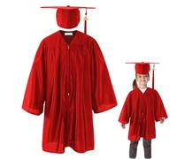 fayarrd Capitre de graduation et robe pour, bonnet préscolaire et robe | Capeur de graduation des et 2025,Costume d'études supérieures, costumes de photographie de performance pour les filles