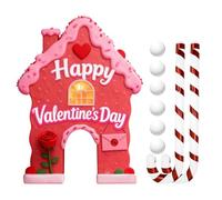 fayarrd Ensemble de Golf pour la Saint-Valentin | Activité D'Intérieur pour La Saint-Valentin - Parcours De Golf D'Intérieur avec Clubs Et Balles - Cadeau pour Couple, Famille ou Fête, Hommes et