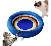 fayarrd Griffoir pour Chat | Jouets De Lit Ovale en Sisal,Tapis À Griffes Protection Meubles | pour Petites et Grandes Races Balcon Salon Chambre Maison Voyage Intérieur Toutes Saisons