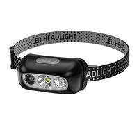 fayarrd Lampe Frontale | Lampe de Casque Anti-Chocs | Pour Randonnée, Cyclisme, Course, Pêche, Réparation, Camping et Accessoires d'Extérieur