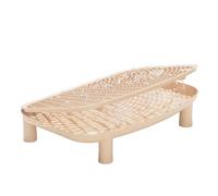 fayarrd Marchepied pour Bac À Litière - Tabouret À Double Étage pour Litière,Escalier Rangement pour Salon Appartement Chambre Maison Étude Balcon