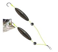 fayarrd Montages pour Pêche Au Fond, Accessoires De Pêche Surf Casting À Montage Renversé, Leurres Flottants Anti Appâts Nageurs pour Eau Douce Et Salée Extérieur