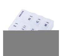 fayarrd Organisateur Hebdomadaire de Pilules | Boîtier à Pilules pour Sac à Main - Porte-Comprimés Avec 8 Compartiments Pour Voyage Maison De Retraite Déplacements