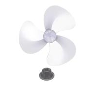 fayarrd Pales Ventilateurs Plastique Lame De Ventilateur - Trois Feuilles Accessoires De Remplacement Rechange, Avec Couvercle À Écrou,ventilateurs Sur Pied/de Table