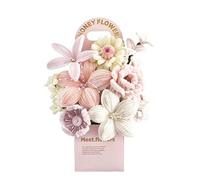 fayarrd Pipe Cleaner Fleurs - Baguettes pliantes et torsadables DIY | Brosse pour travaux créatifs | Kit de bricolage pour décoration maison art projets scolaires fête des mères mariage