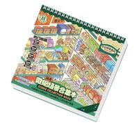 fayarrd Scène Stickers | 10 Sets 3D Créatifs pour, Mignons | Livre d'Autocollants Dessin Animé | Pour Cahiers Manuels Tablettes École Maternelle Fête Anniversaire