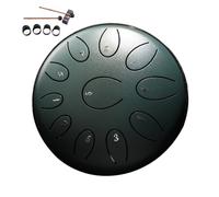 fayarrd Sonnette de pluie à tambour en acier, tambour de pluie pour jardin - 11 notes Tambour de méditation pour instrument à | Tambour Handpan, outils de du son