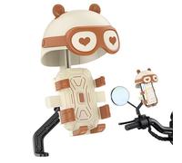 fayarrd Support De Téléphone pour Moto - Pince De Guidon Résistante Aux Intempéries | Support De Téléphone Vélo pour Le Cyclisme,pour Navigation Appels Enregistrement De Vidéos Route Balade Urbaine